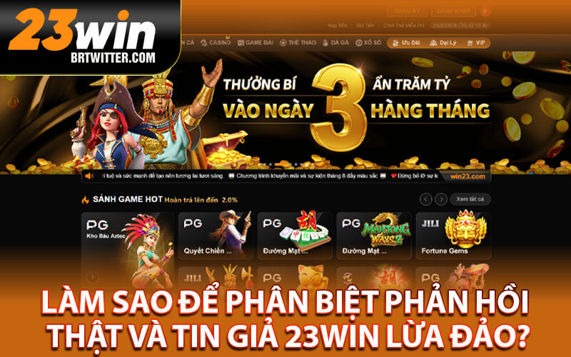 23Win lừa đảo