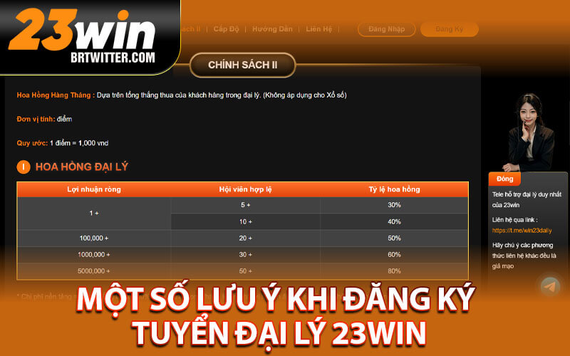 Tuyển đại lý 23WIN