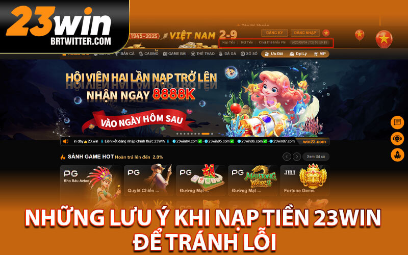 Nạp Tiền 23Win