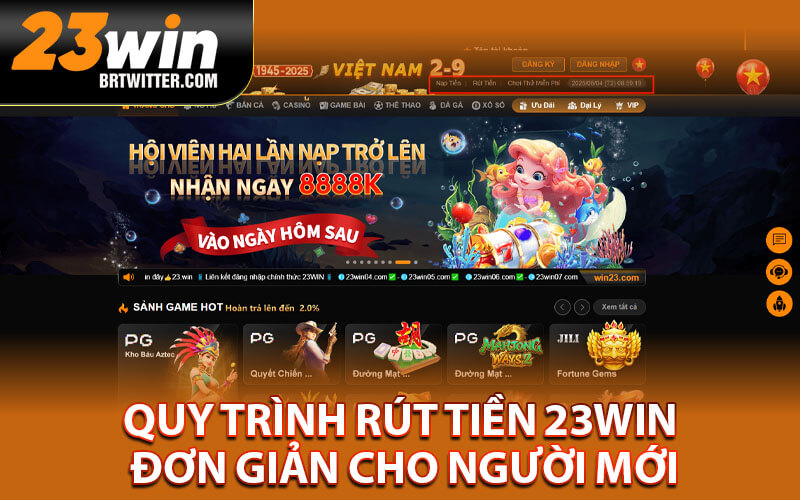 Rút tiền 23Win