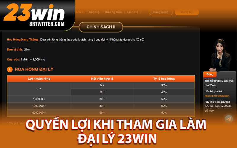 Tuyển đại lý 23WIN