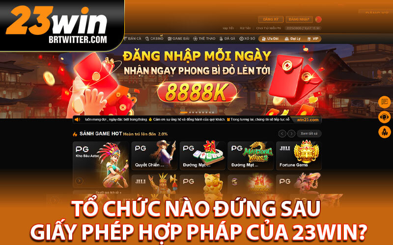 Giấy phép hoạt động 23win