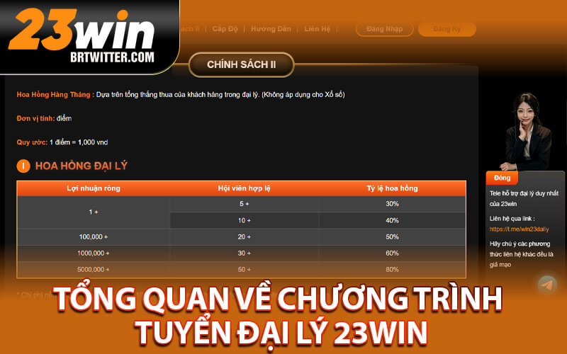 Tuyển đại lý 23WIN